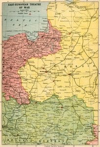 Østeuropeisk krigsteater, 1914-1918, c1920.