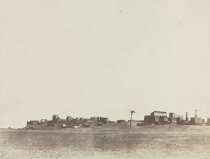 Utsikt over Luxor, 1854.
