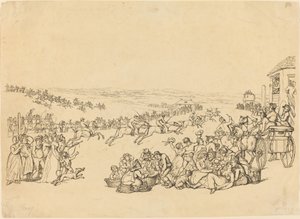 Løping av John Bluck after Thomas Rowlandson