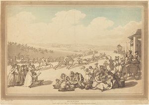 Løping av John Bluck after Thomas Rowlandson