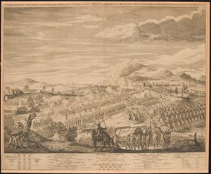 ?En representasjon av slaget på Drunmossie [sic] Moor nær Culloden?, 16. april 1746