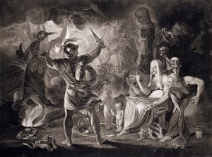 Macbeth, de tre heksene og Hecate, 1805