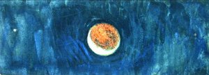 Astronomisk studie (akvarell på papir) av John Brett