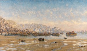 På Kanaløyene (olje på lerret)