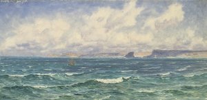 Sjølandskap av John Brett