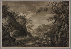 Apollo og sibylla, 1779. av John Browne