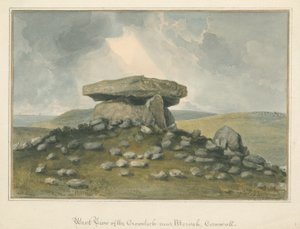 Cornwall - Morvah - "The Cromlech", 1821 av John Buckler