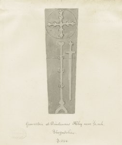 Dieulacres Abbey: sepia-tegning av John Buckler