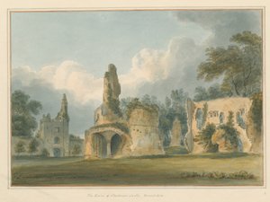Dorset - Sherborne - Ruins of Castle, 1802 av John Buckler