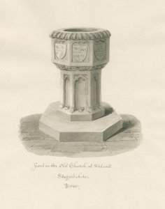 Font i Walsall Church [