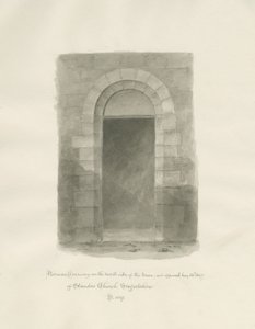 Interiør i Standon Church: sepia-tegning, 24. mai 1847 (tegning) av John Buckler