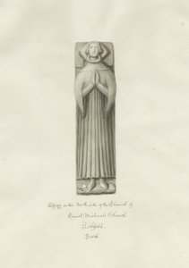 Lichfield - Effigy i Chancel of St. Michael