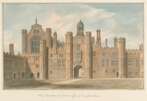 Middlesex - Hampton Court - First Quadrangle, 1826 av John Buckler