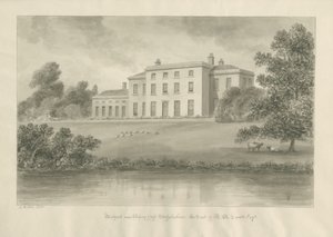Milford House: sepia-tegning av John Buckler