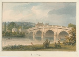 Oxfordshire - Henley upon Thames Bridge, 1826 av John Buckler