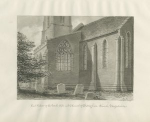 Pattingham Church - East Window: sepia-tegning, 1846 av John Buckler