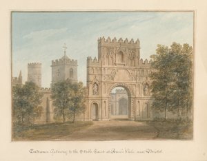 Somerset - Bristol - Inngangsporten til Stall Court ved Arno