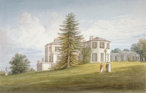 Sør-vest utsikt over Bromley Hill, Bromley, Kent, 1815 av John Buckler
