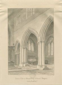 Stafford - Interiør av St. Mary