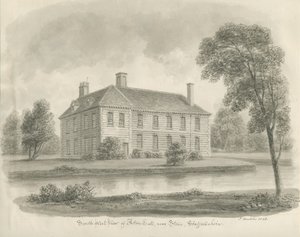 Stein - Aston Hall: sepia tegning av John Buckler