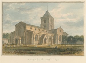 Sussex - Arundel kirke, 1804 av John Buckler