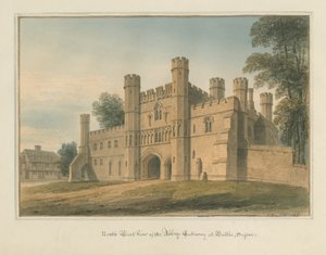 Sussex - Battle - Abbey Gateway, 1824 av John Buckler