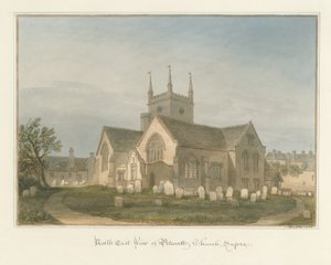 Sussex - Petworth Church, 1825 av John Buckler