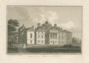 Wiltshire - Amesbury House: gravering av John Buckler