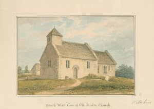 Wiltshire - Chicklade kirke, 1817 av John Buckler