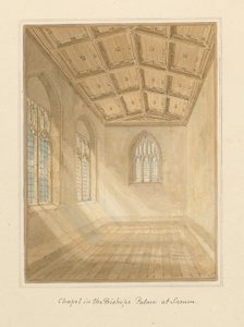 Wiltshire - Sarum - Interiør av kapell i Bishop