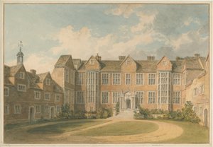Yorkshire - York - Heslington House Interiør, 1818 av John Buckler