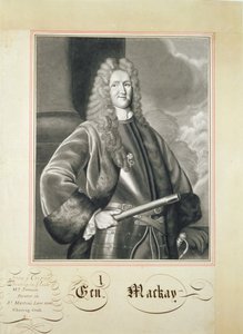 Portrett av Hugh Mackay, 1600-tallet (pensel og vask på papir) av John Bullfinch