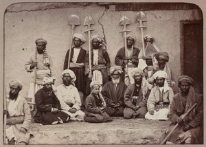 Landeiere og arbeidere i Kabul, 1879 av John Burke
