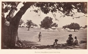 Amir Yakub Khans leir Safed Sang, 1879 av John Burke