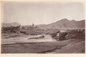 Den gamle broen på Kabul-elven av John Burke