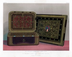 A Money Box and Album Cover, 1800-tallet.