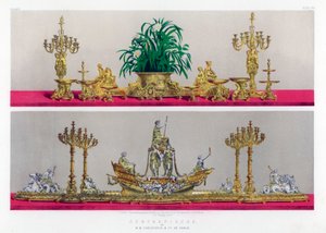 Senterstykker, 1800-tallet.