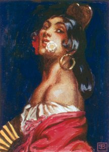 George Bizet, Carmen (fargelitografi) av John Byam Liston Shaw