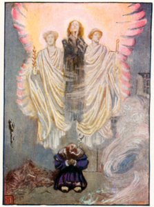 Gounods Faust, akt V, scene 1 (fargelitografi)