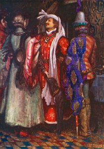 «Måtte Gud at vi må skynde oss og komme for sent!» Richard II – Akt I, scene 4 (fargelitografi) av John Byam Liston Shaw