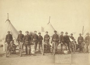 Berømt batteri "E" til 1. artilleri av John C. H. Grabill