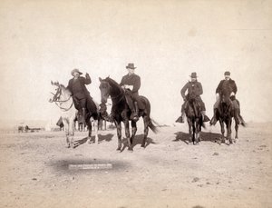 Ser på fiendtlig indisk leir, 1891 av John C. H. Grabill