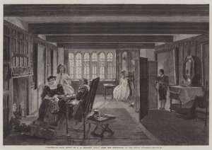 Checkmate, Next Move, fra utstillingen til Royal Academy av John Callcott Horsley