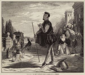 Malvolio i solen, tolvte natt av John Callcott Horsley
