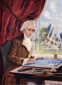 William Herschel på jobb ved Observatory House, Slough