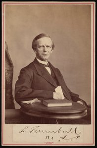 Portrett av Lyman Trumbull 1813-1896, før 1876.