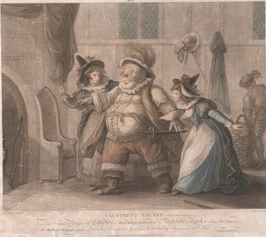 Falstaff's Escape - "The Merry Wives of Windsor," Act IV, Scene II