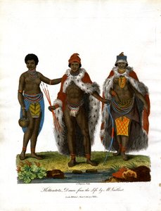 Hottentotter tegnet fra livet av M. Vaillant av John Chapman