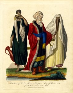 Portrett av Ibrahim Bey; en egyptisk dame av rang; og en kvinnelig vannbærer med barn av John Chapman