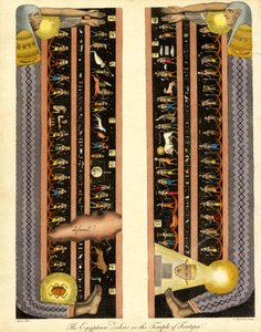 Den egyptiske dyrekretsen i Dendera-tempelet av John Chapman